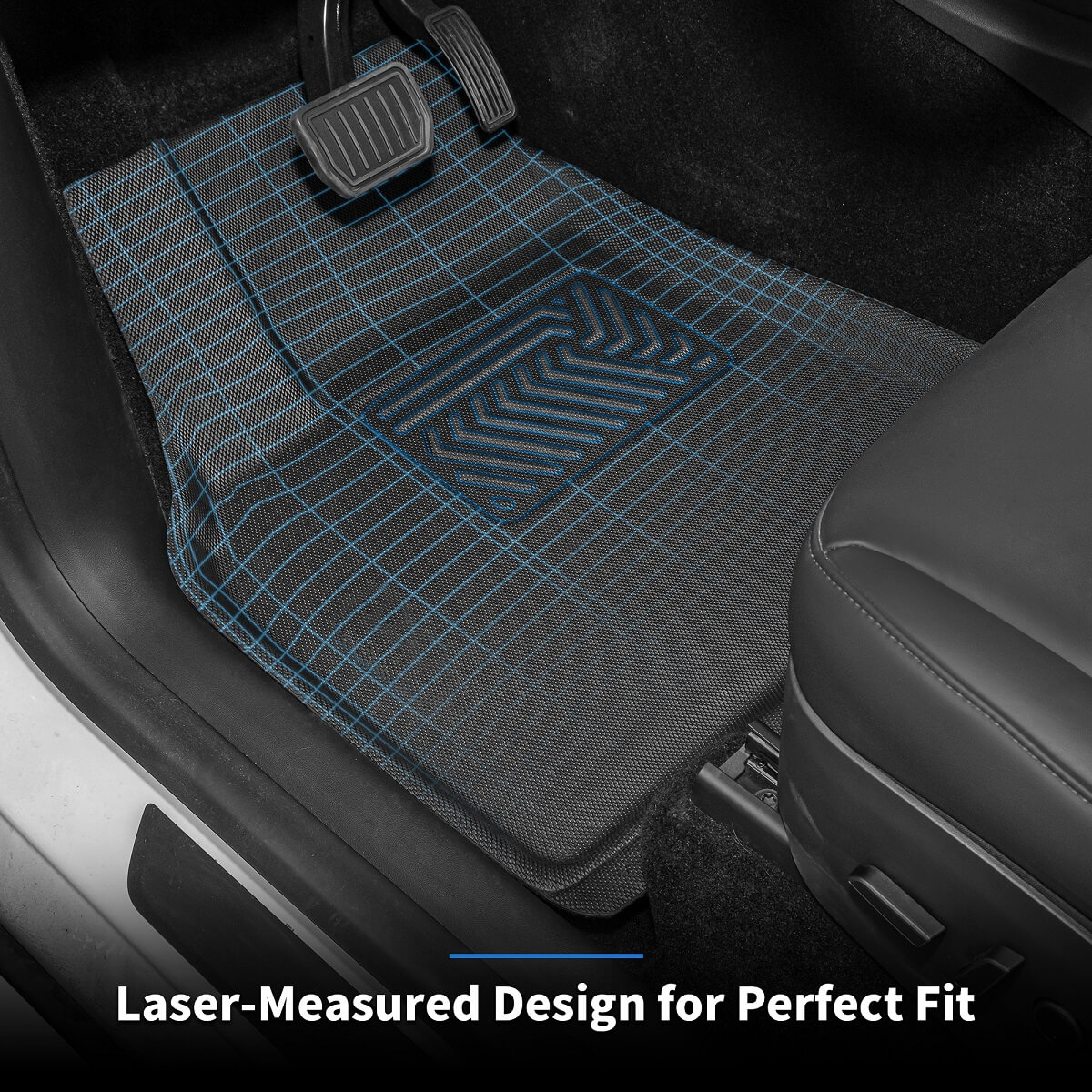 2023 Tesla Model 3 Floor Mats - Laser measured Floor Mats For Perfect Fit