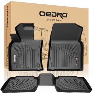 2018-2021 Toyota Camry Floor Mats All Weather Custom Fit Front & Second Row Seat Floor Liners Black
