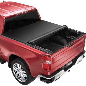 Soft Roll Up Tonneau Cover For 2015-2019 Ford F150 Crew Cab Styleside 5.5FT Bed 