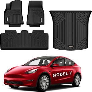 2020-2024 Tesla Model Y Floor Mats Interior Liners (5 or 7 Seater)