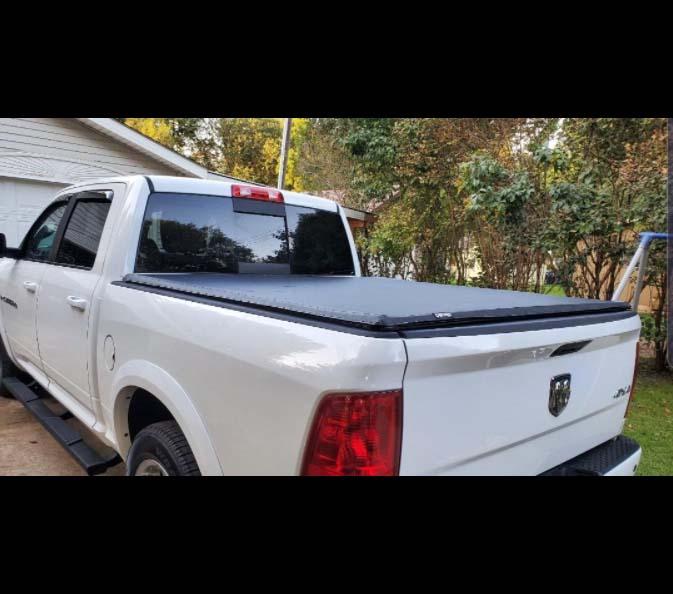 5.8ft Roll-up Bed Tonneau Cover for 2009-2022 Dodge Ram 1500