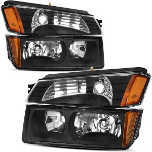 OEDRO® Headlight Assembly for 2002-2006 Chevy Avalanche Pickup 