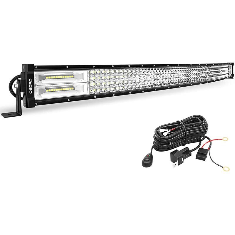 OEDRO? 42" 1128W Curved Quad-Row LED Light Bar & Wiring Harness