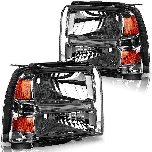 OEDRO? Headlight Assembly for 2005-2007 Ford Super Duty & 05 Ford Excursion Headlamps