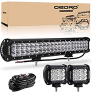 52 Inch Osram LED Bar 500W Curved Light Bar Spot Flood Combo 100X5W OSRAM  12V24V 4WD Jeep ATV Tractor Truck 4x4 LED Offroad Light Bar From Clhhilary,  $256.84